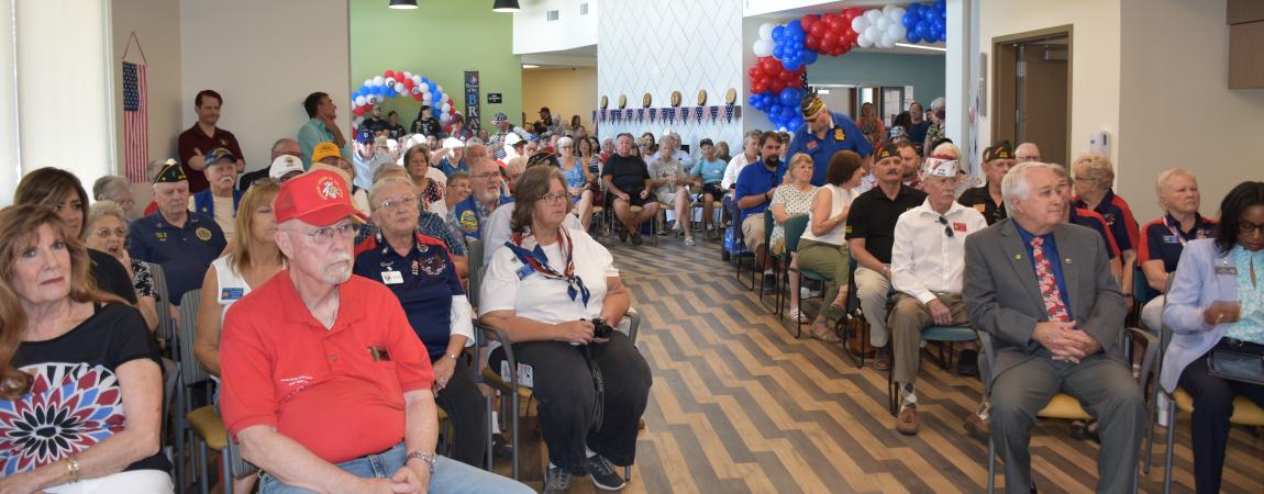 Turnout for the grand opening celebration of Arizona State Veteran Home-Yuma