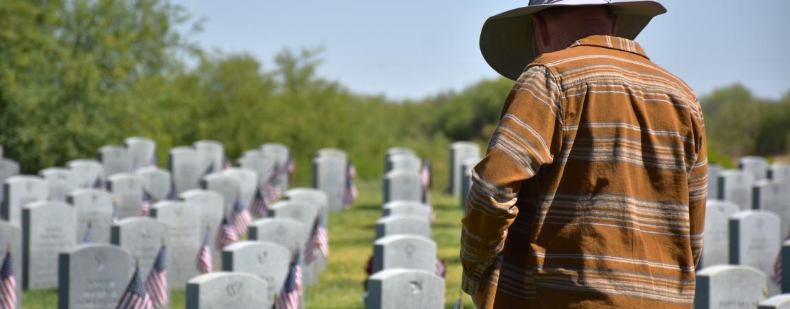 Arizona Veterans' Memorial Cemetery at Marana is located at 15950 North Luckett Rd. in Marana