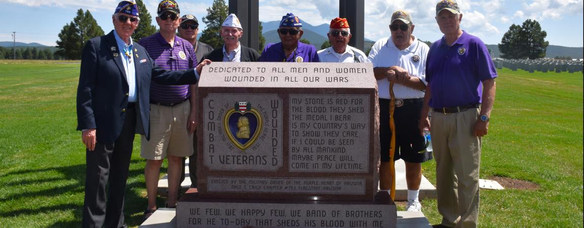 Photo of Purple Heart Day Memorial Dedication