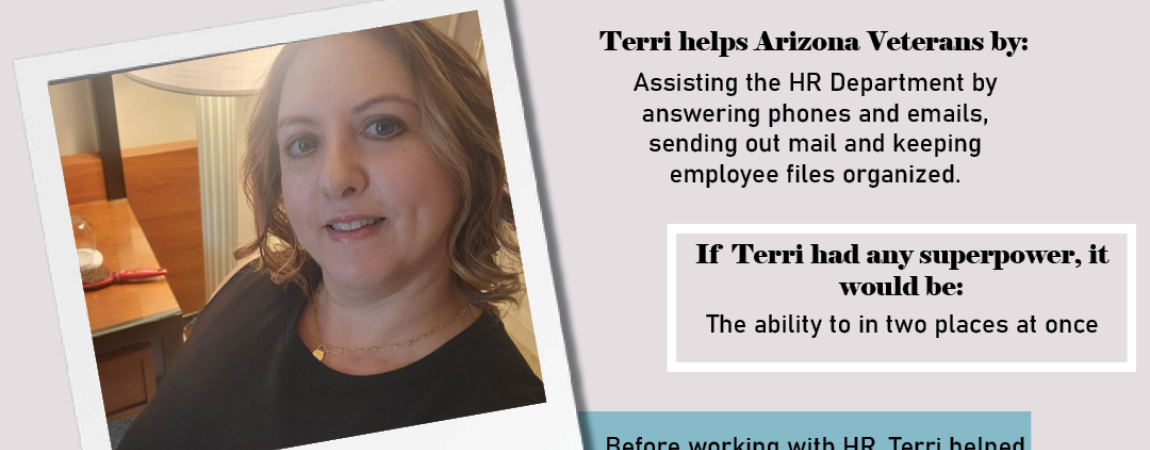 Photo of HR Administrative Assistant Terri Campbell