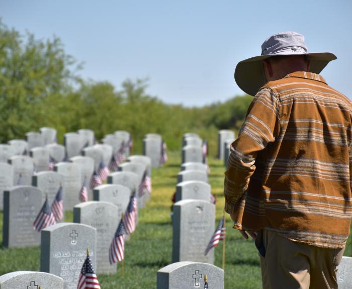 Arizona Veterans' Memorial Cemetery at Marana is located at 15950 North Luckett Rd. in Marana