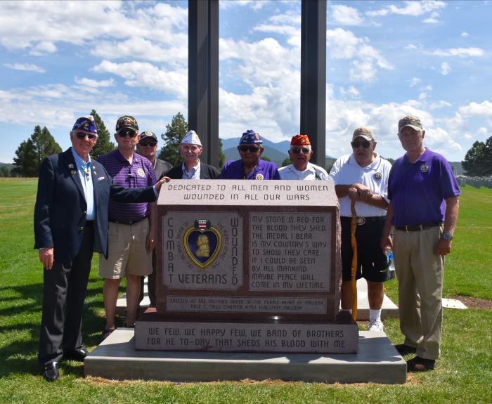 Photo of Purple Heart Day Memorial Dedication