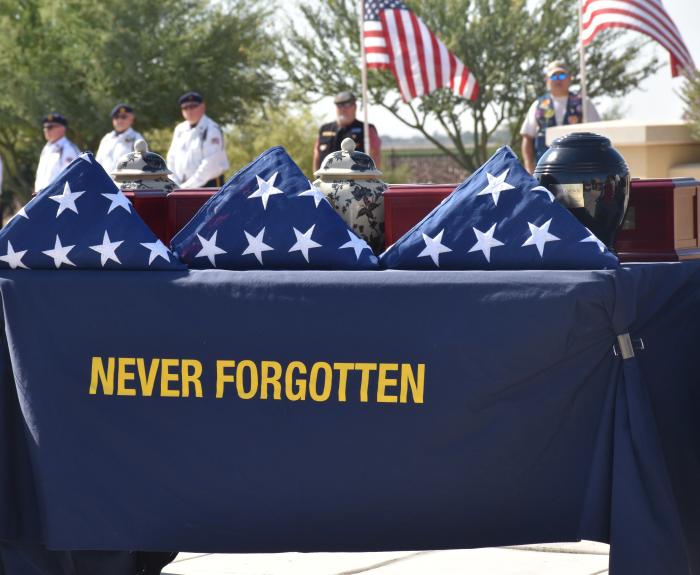 Photo of MIAP ceremony at AVMC-Marana 