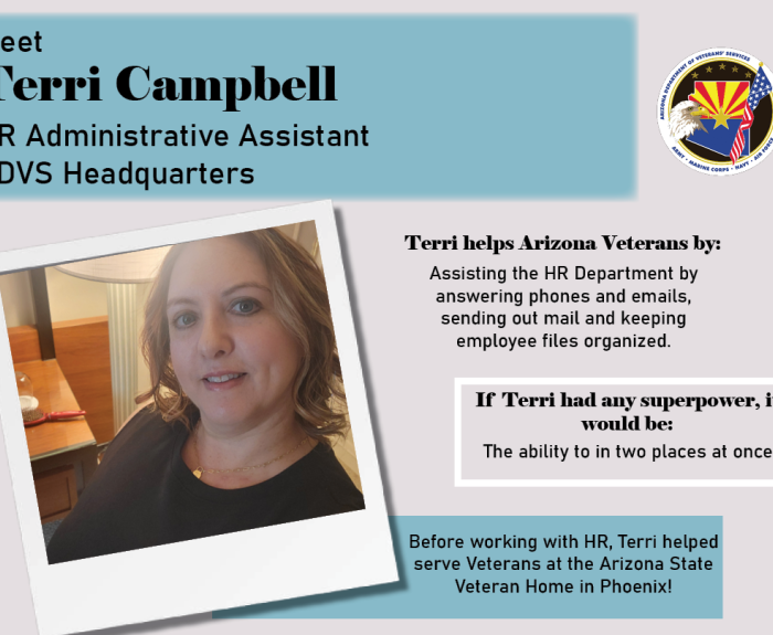 Photo of HR Administrative Assistant Terri Campbell