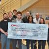 Crafco Inc. presents ADVS Director Dana Allmond with donation to the Veterans' Donation Fund