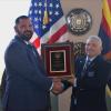 Photo of Southern Arizona Veterans' Memorial Cemetery Staff accepting award